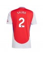Arsenal William Saliba #2 Replika Hemmakläder 2024-25 Kortärmad